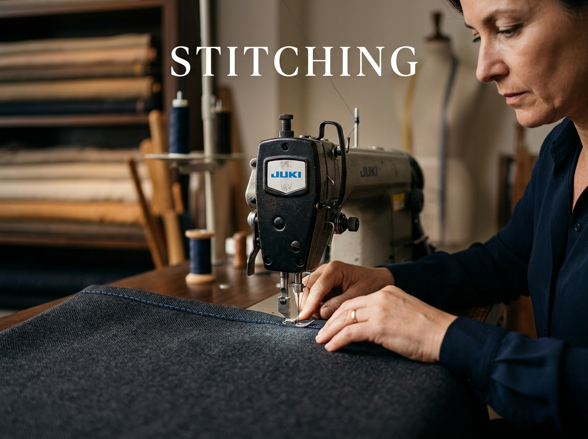 Precision garment stitching